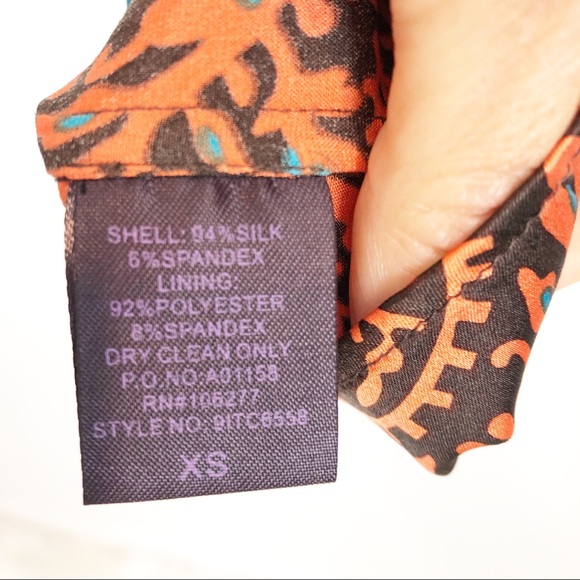 HALE BOB BOHO STRAPLESS SILK NECKLINE TIE DRESS - Picture 4 of 6